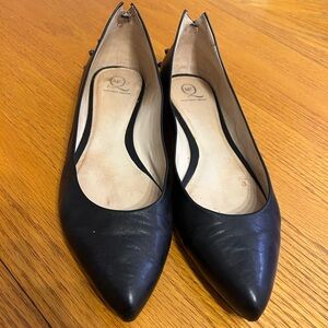 Alexander McQueen Spiky Leather Flats